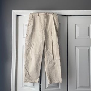 Light Khaki Baggy Pants